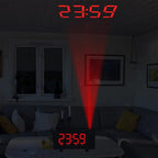 Radio Réveil Projecteur Rouge