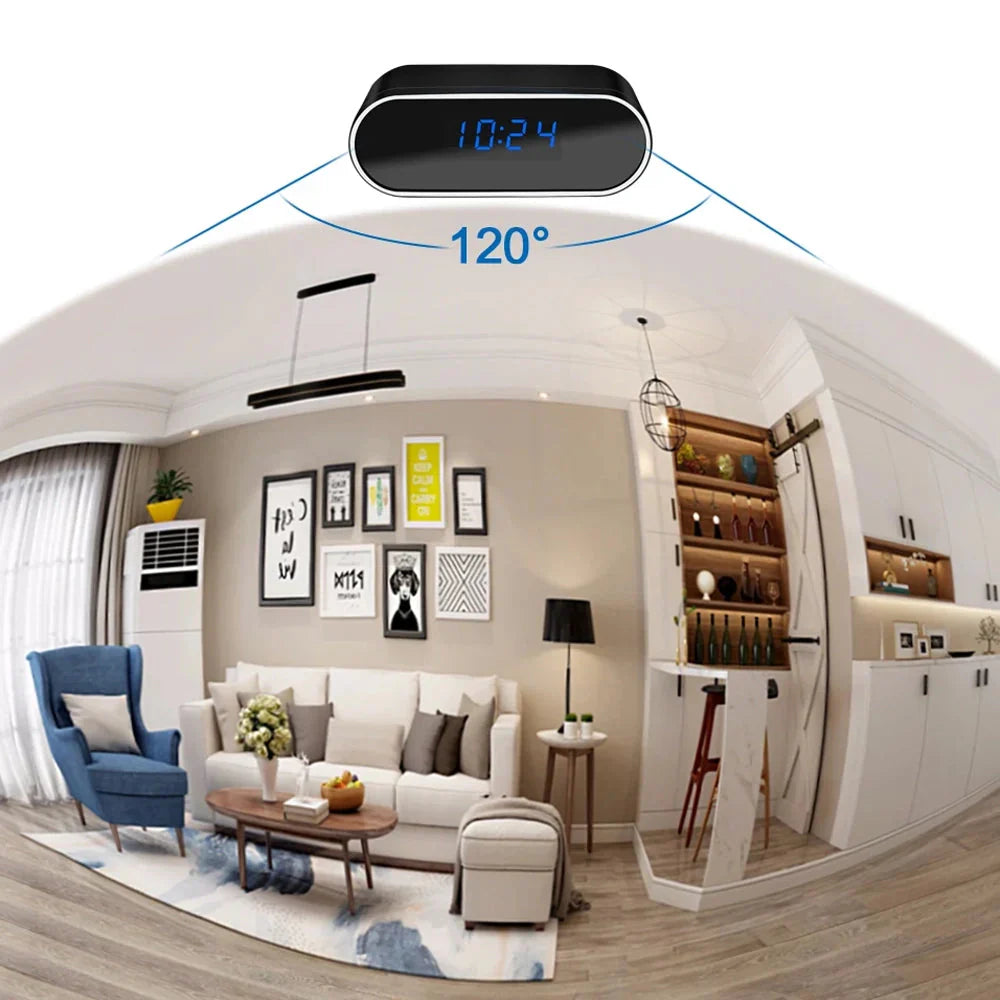 Réveil Caméra Espion HD Vision Nocturne