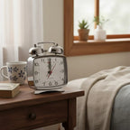 Ancien Réveil Mécanique en Métal