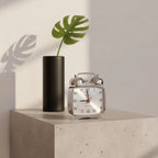 Ancien Réveil Mécanique en Métal