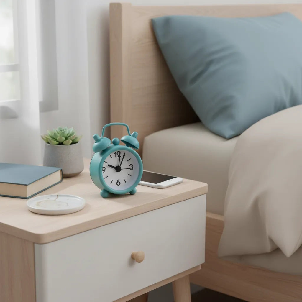 Mini Réveil Analogique en Métal