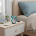 Mini Réveil Analogique en Métal