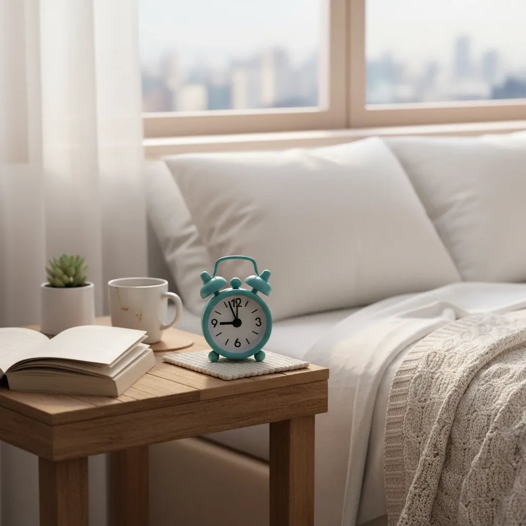 Mini Réveil Analogique en Métal