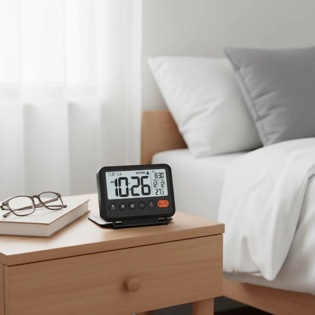 Petit Réveil de Voyage Numérique