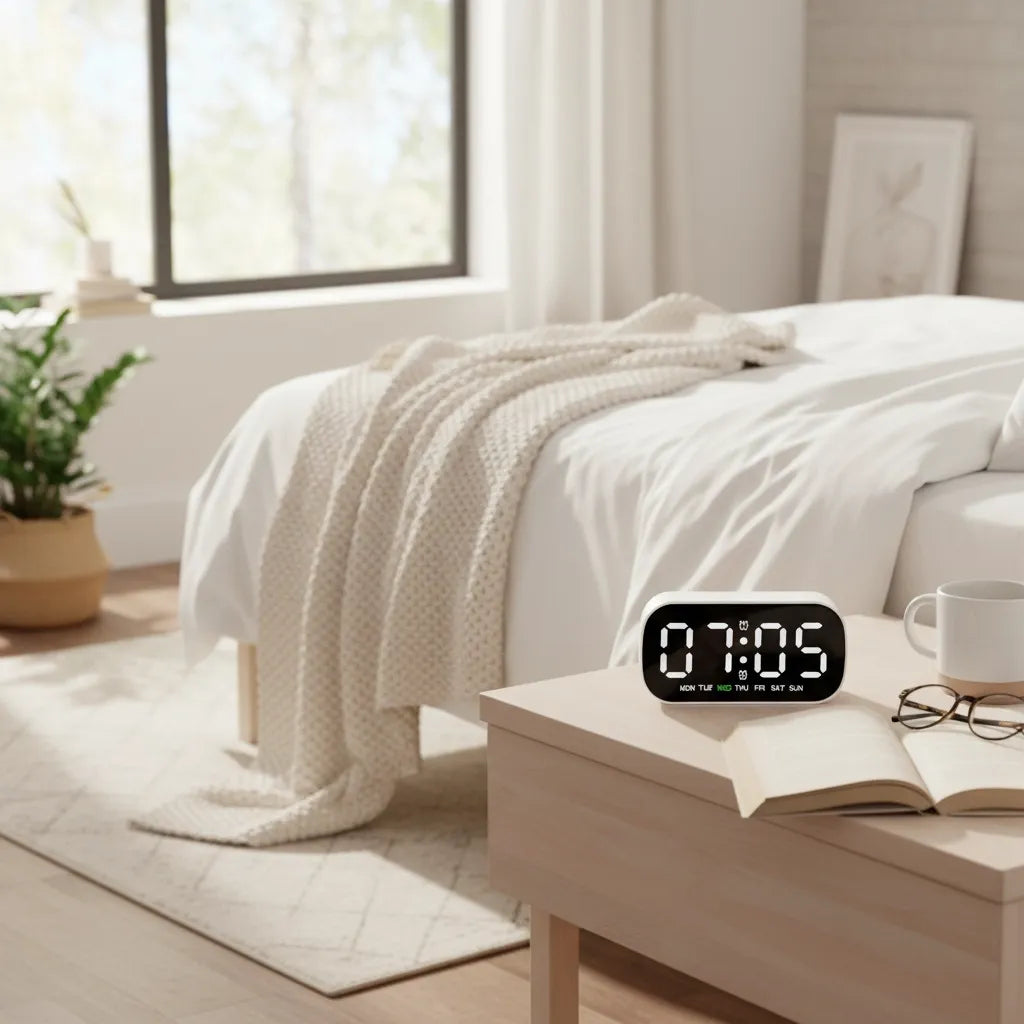 Petit Réveil Digital Compact
