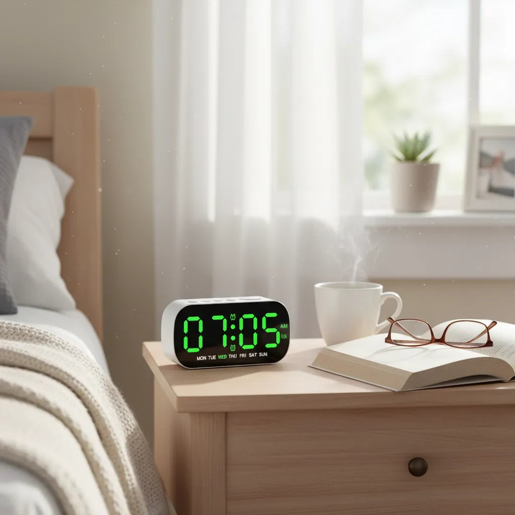 Petit Réveil Digital Compact
