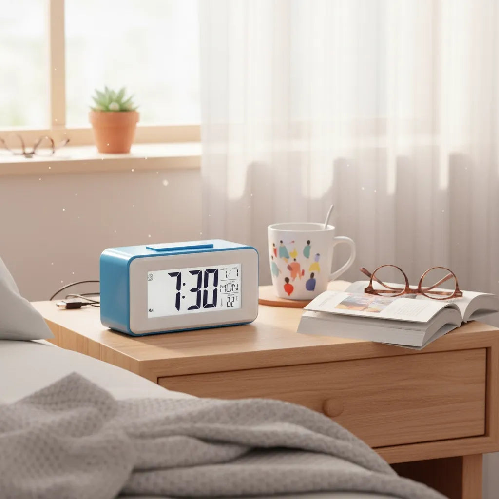 Petit Réveil Numérique à Pile