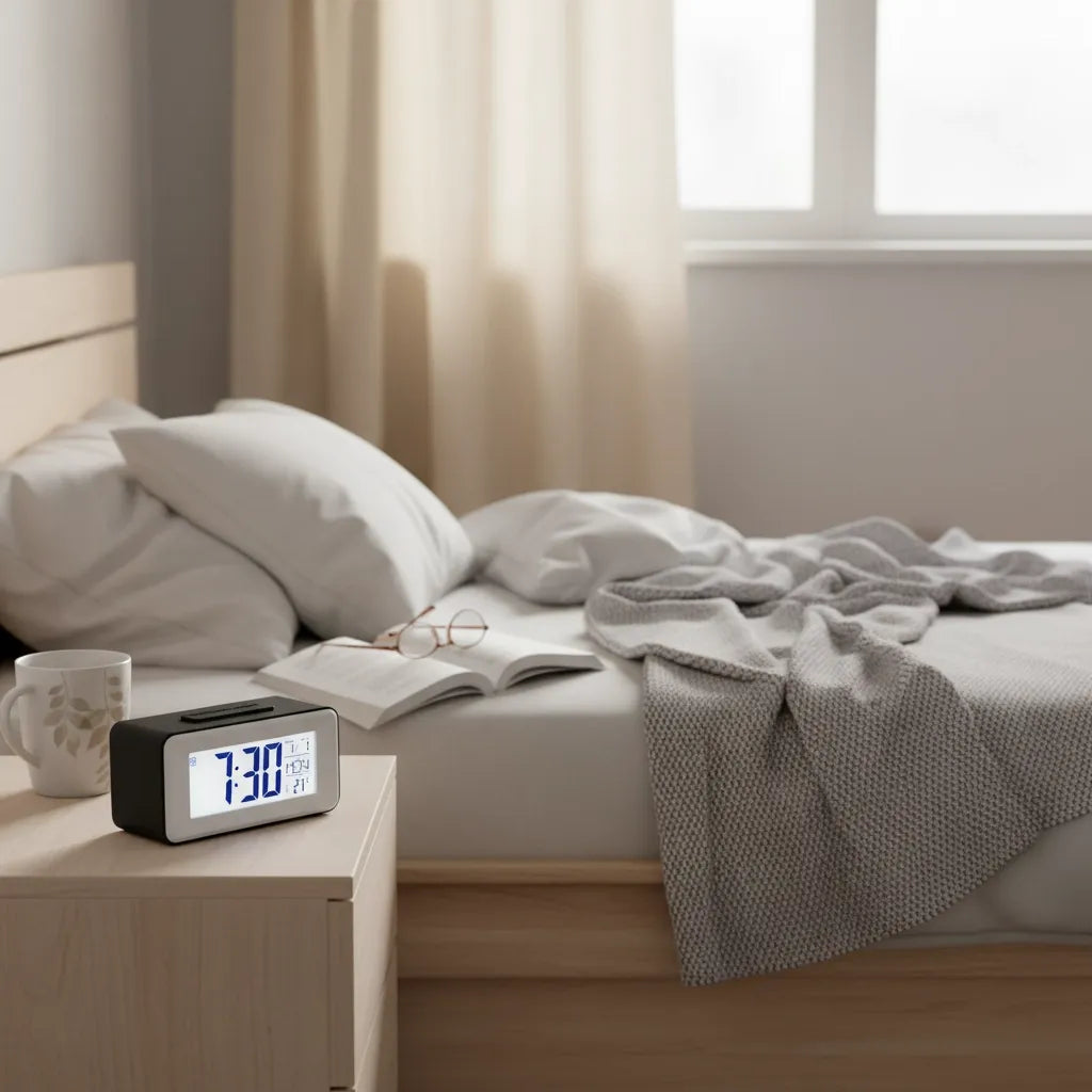 Petit Réveil Numérique à Pile