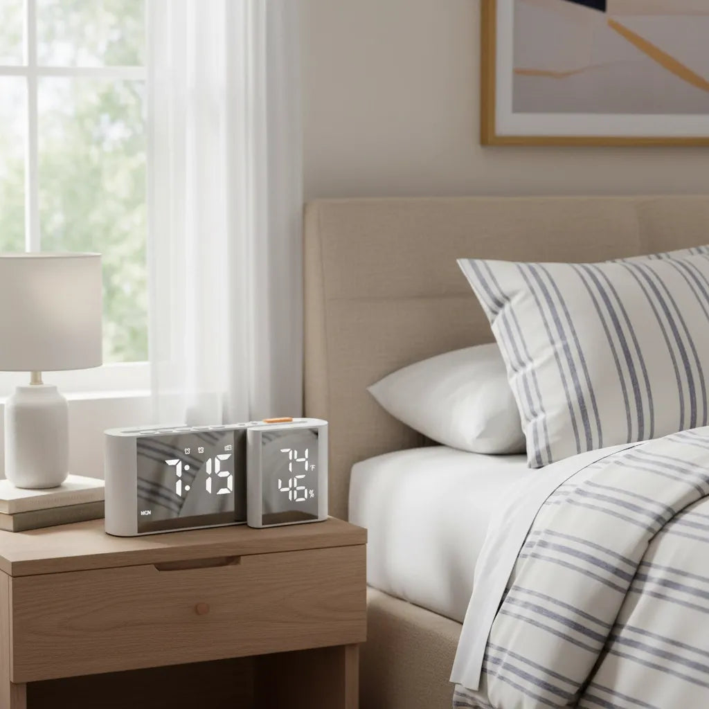 Radio Réveil Avec Température Et Radio