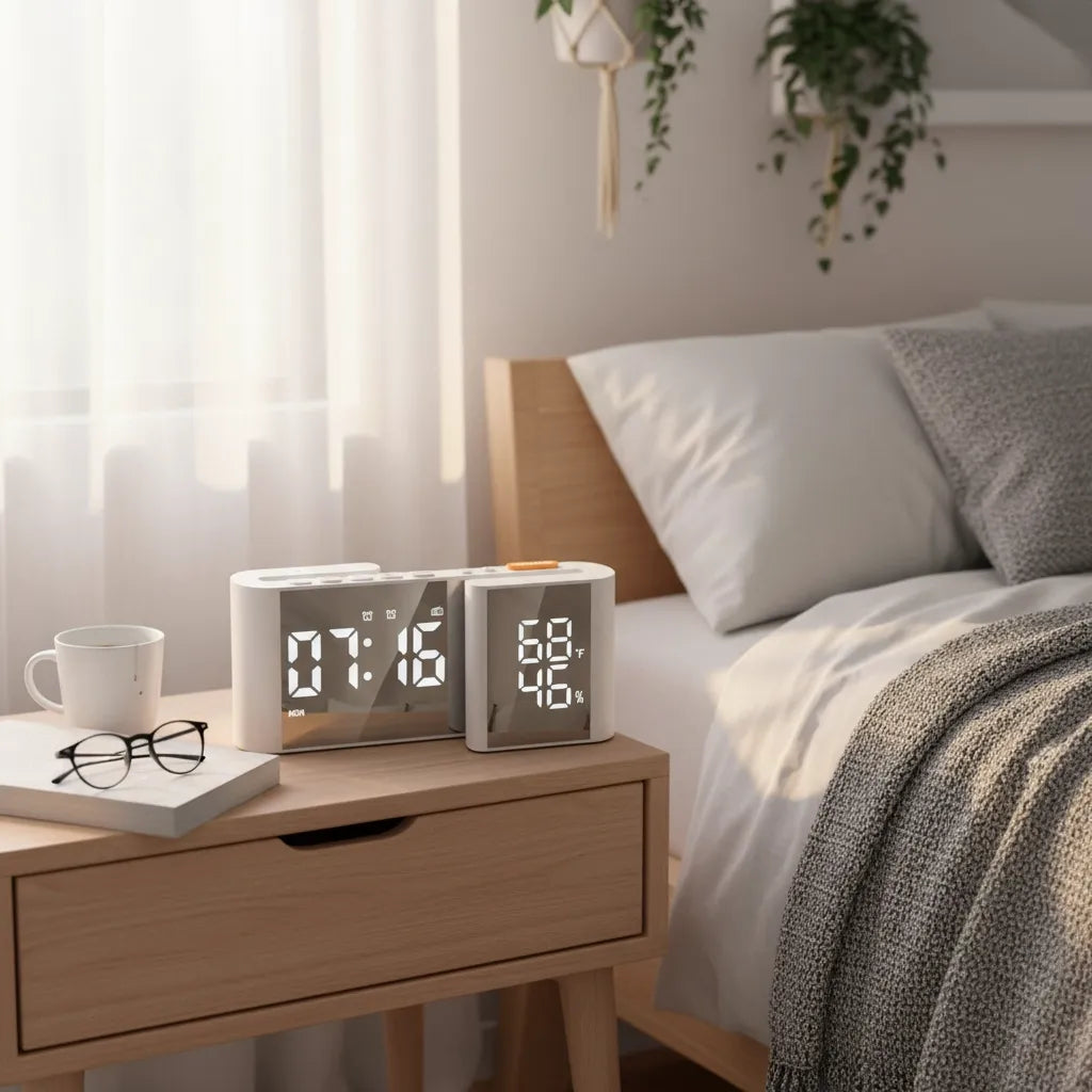 Radio Réveil Avec Température Et Radio