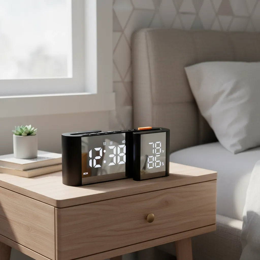 Radio Réveil Avec Température Et Radio