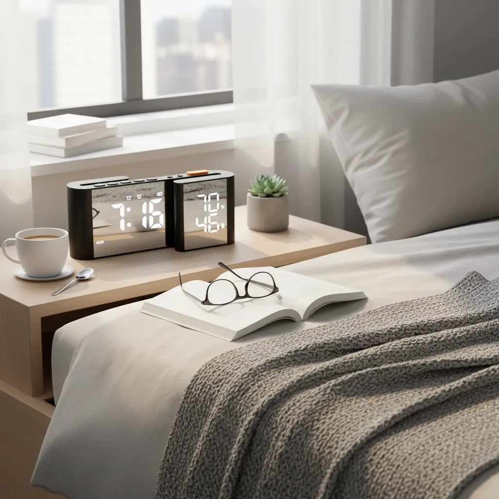 Radio Réveil Avec Température Et Radio
