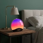 Radio Réveil Connecté Lumineux Simulateur d'Aube