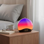 Radio Réveil Connecté Lumineux Simulateur d'Aube