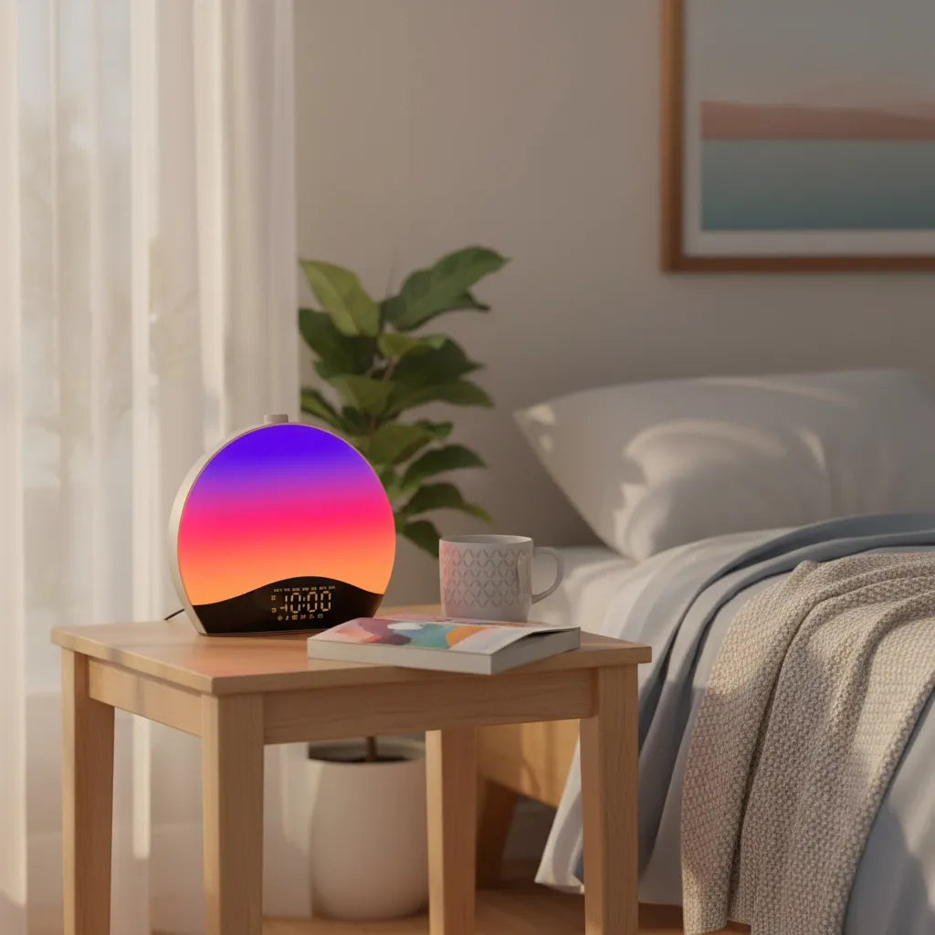 Radio Réveil Connecté Lumineux Simulateur d'Aube