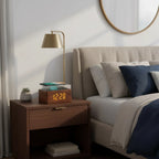 Radio Réveil en Bois à Induction