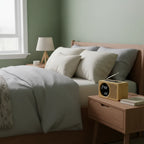 Radio Réveil FM en Bois