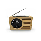 Radio Réveil FM en Bois