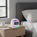 Radio Réveil FM Lumineux Bluetooth