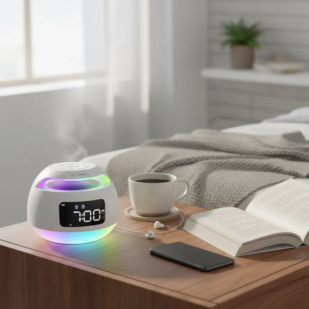 Radio Réveil FM Lumineux Bluetooth