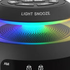 Radio Réveil FM Lumineux Bluetooth