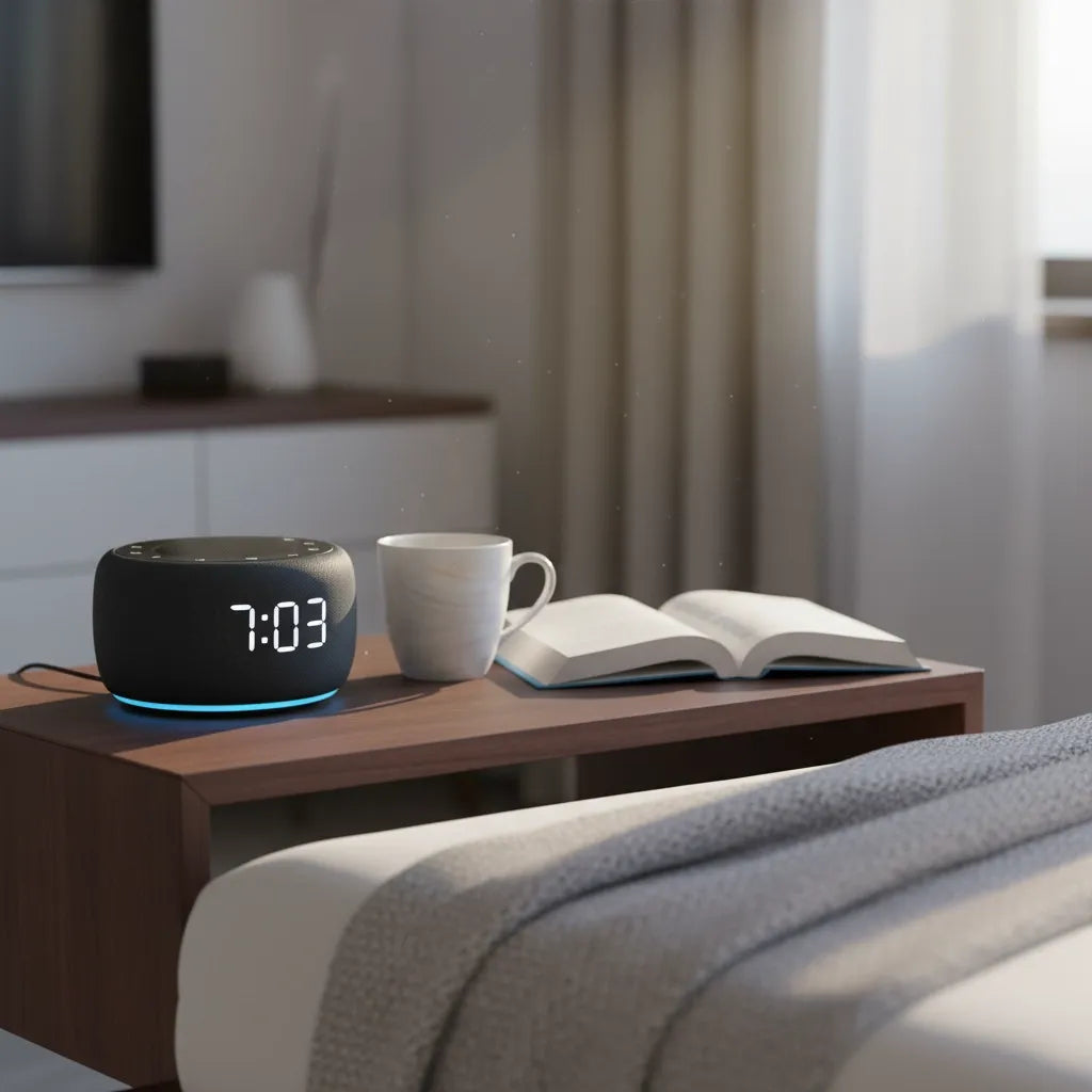 Radio Réveil FM Numérique en Métal