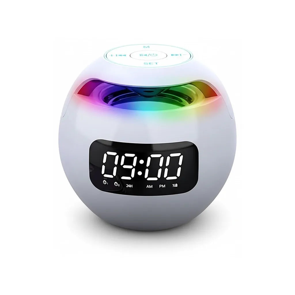 Radio Réveil Lumineux Connecté Bluetooth