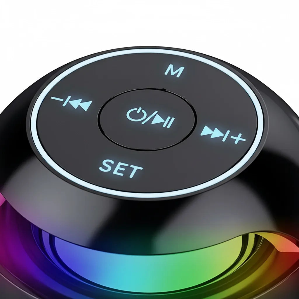 Radio Réveil Lumineux Connecté Bluetooth