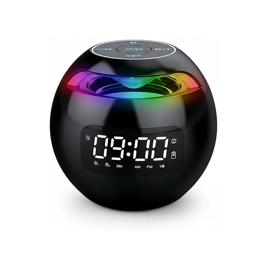 Radio Réveil Lumineux Connecté Bluetooth