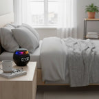 Radio Réveil Lumineux Connecté Bluetooth