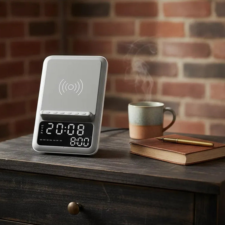 Radio Réveil Numérique Connecté à Induction