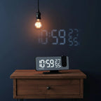 Radio Réveil Numérique Projecteur 180°