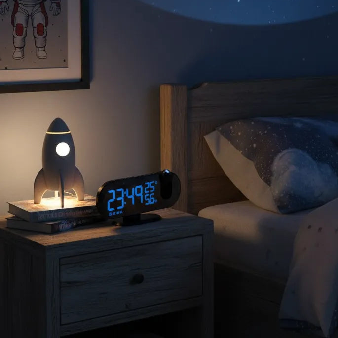 Radio Réveil Projecteur 180° Garçon