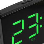 Radio Réveil Projecteur USB Noir