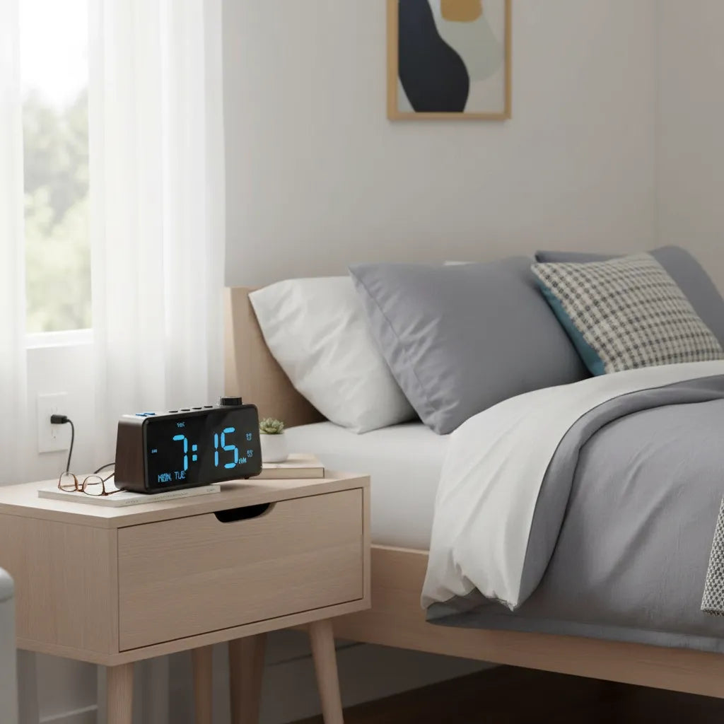 Radio Réveil sur Secteur Numérique