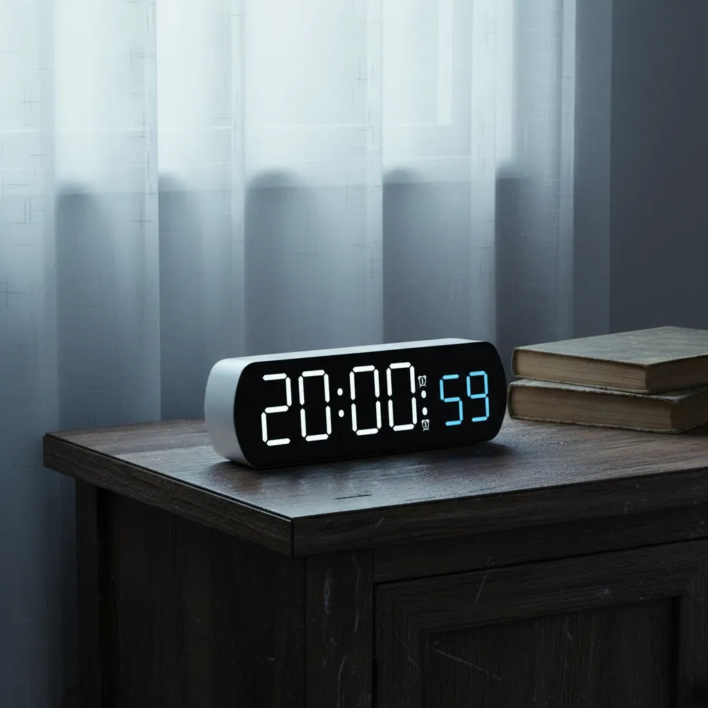 Réveil à Gros Chiffres Lumineux et Multifonction