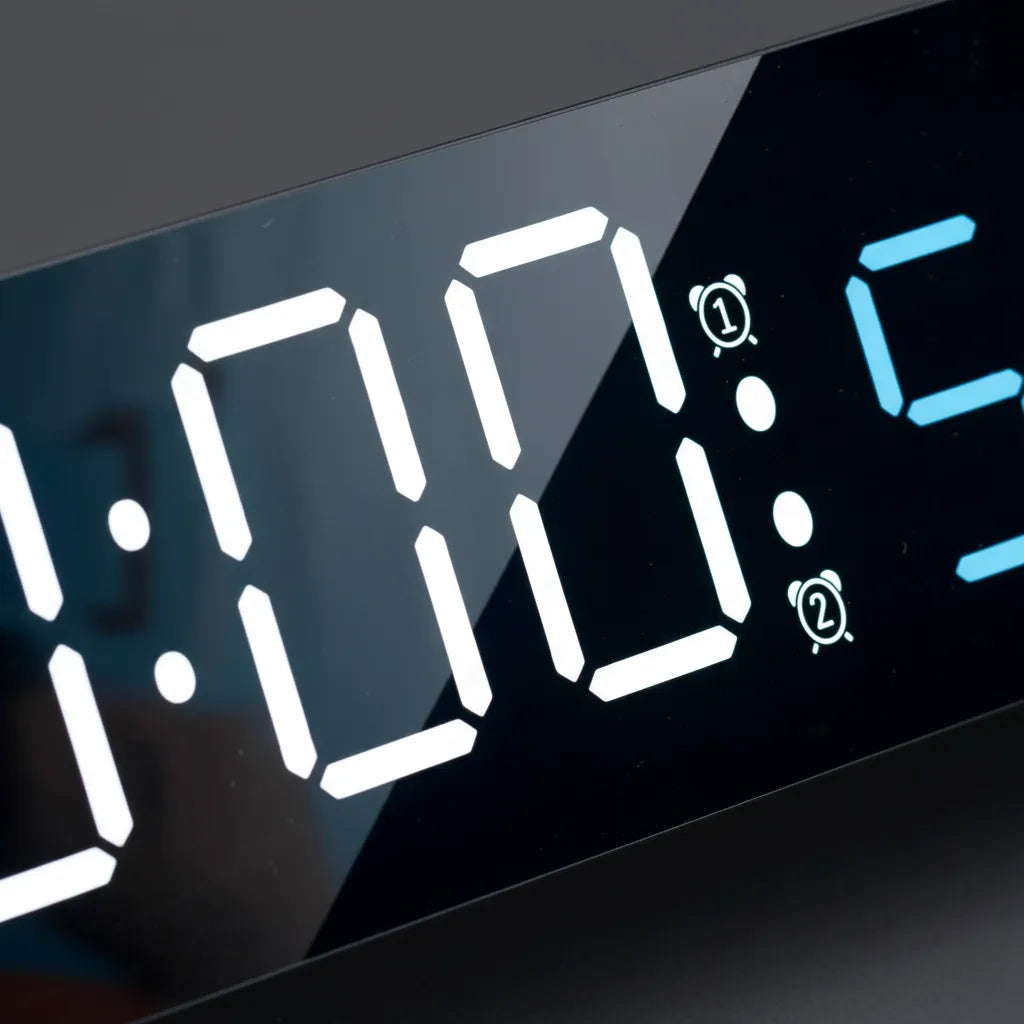 Réveil à Gros Chiffres Lumineux et Multifonction