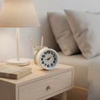 Réveil à Pile Analogique Silencieux