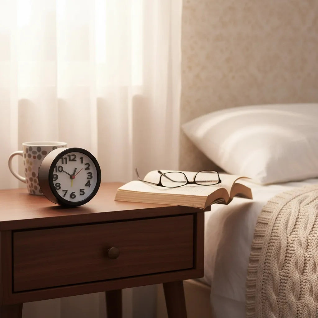 Réveil à Pile Analogique Silencieux