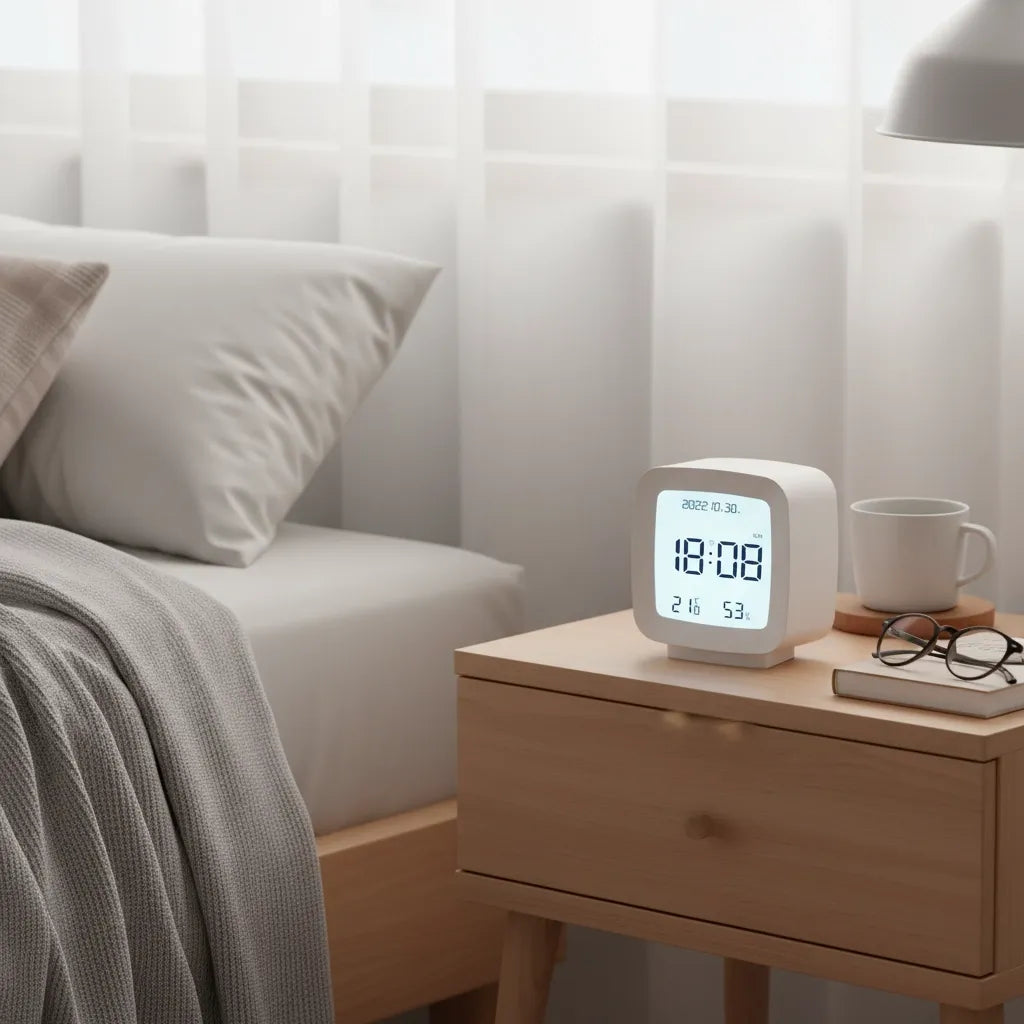 Réveil à Pile avec Éclairage de Nuit