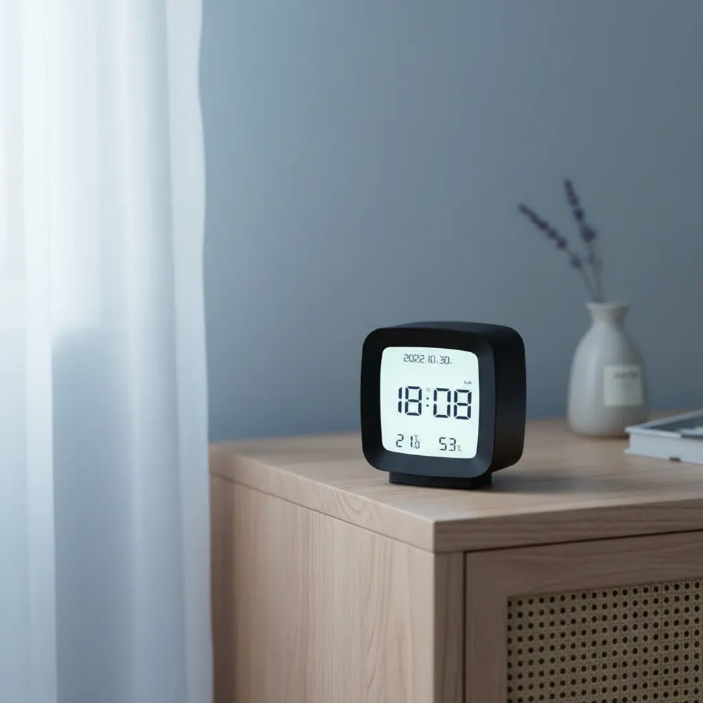 Réveil à Pile avec Éclairage de Nuit