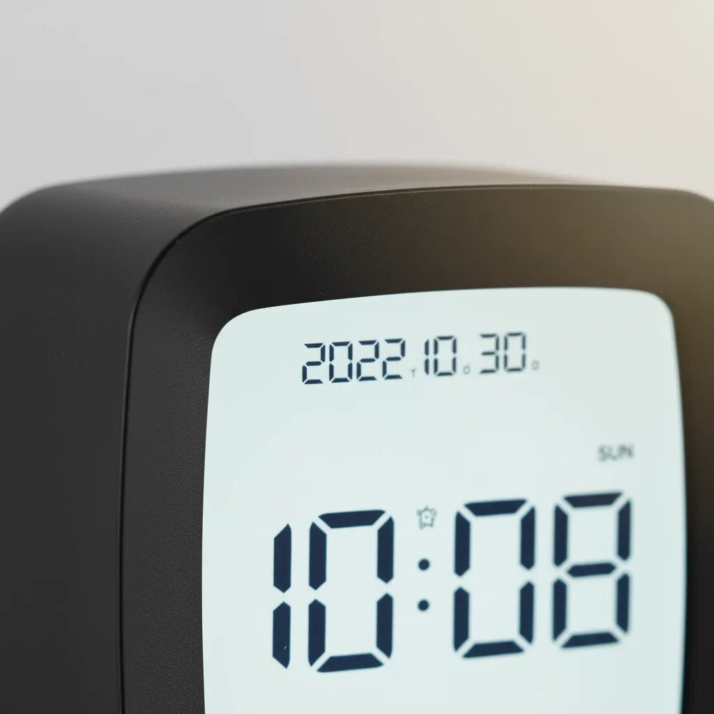 Réveil à Pile avec Éclairage de Nuit