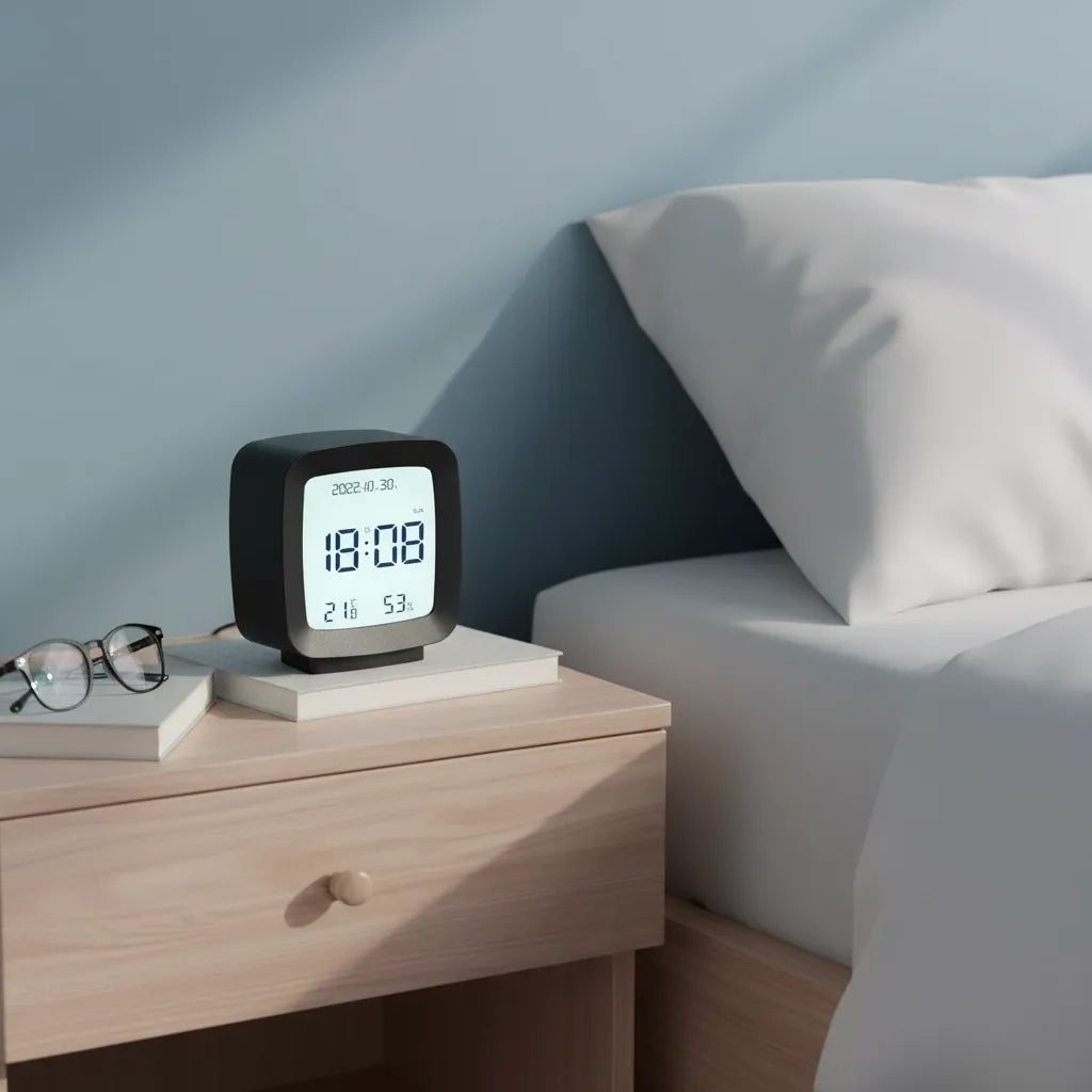 Réveil à Pile avec Éclairage de Nuit