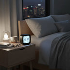 Réveil à Pile avec Éclairage de Nuit