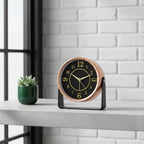 Réveil à pile design en Métal