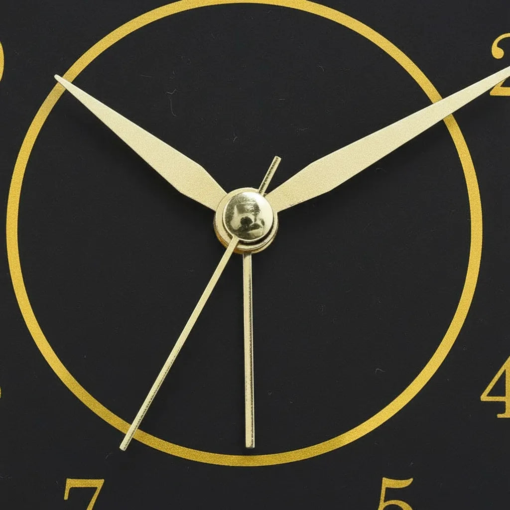 Réveil à pile design en Métal