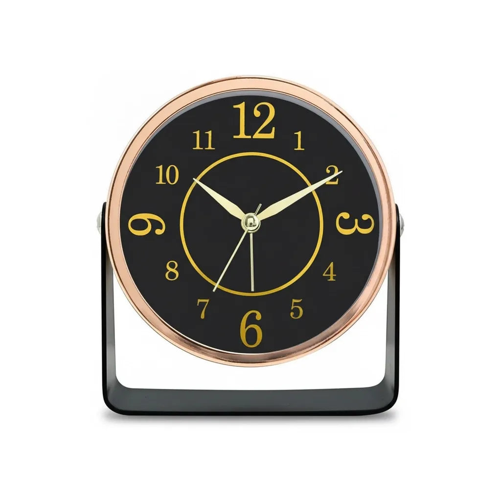 Réveil à pile design en Métal