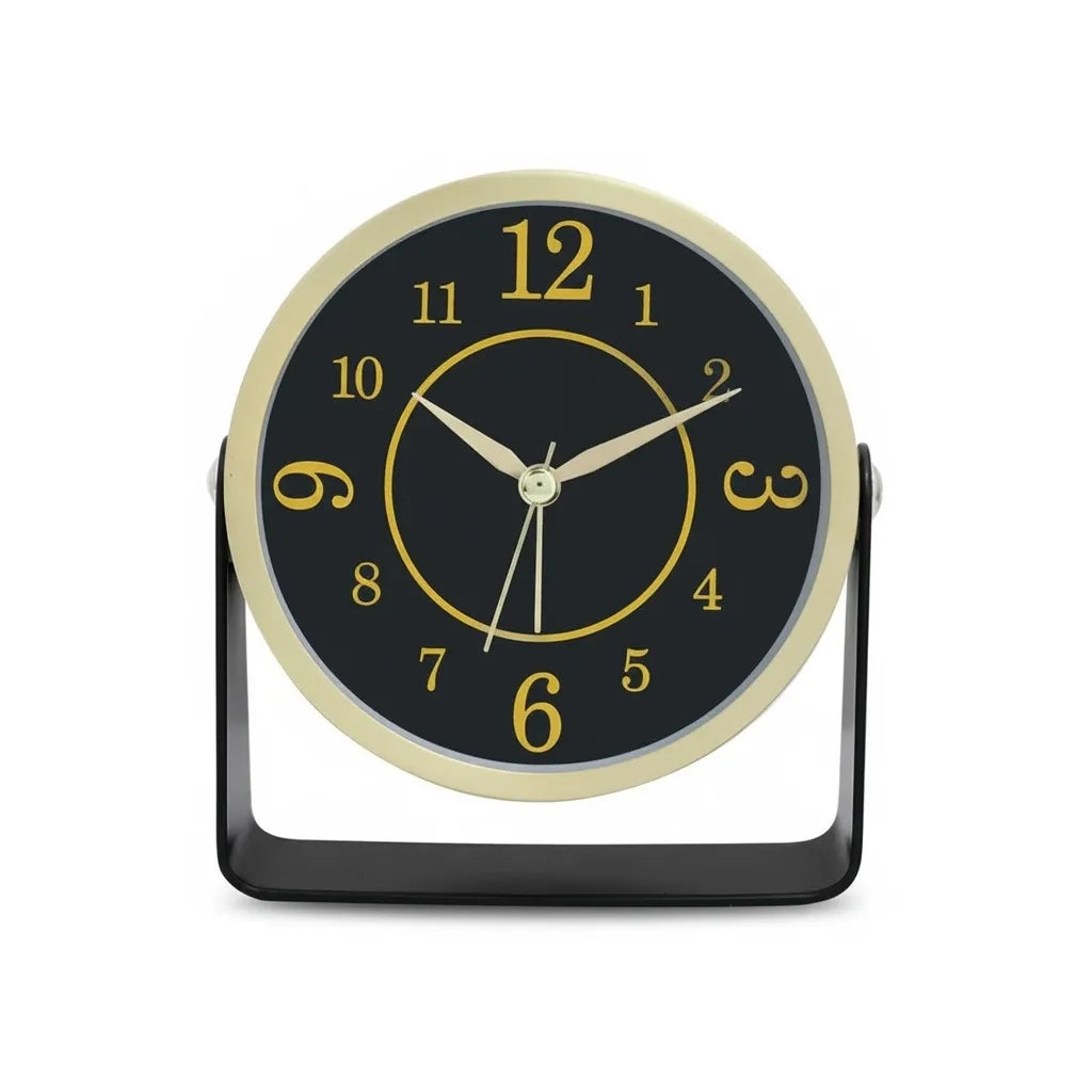 Réveil à pile design en Métal