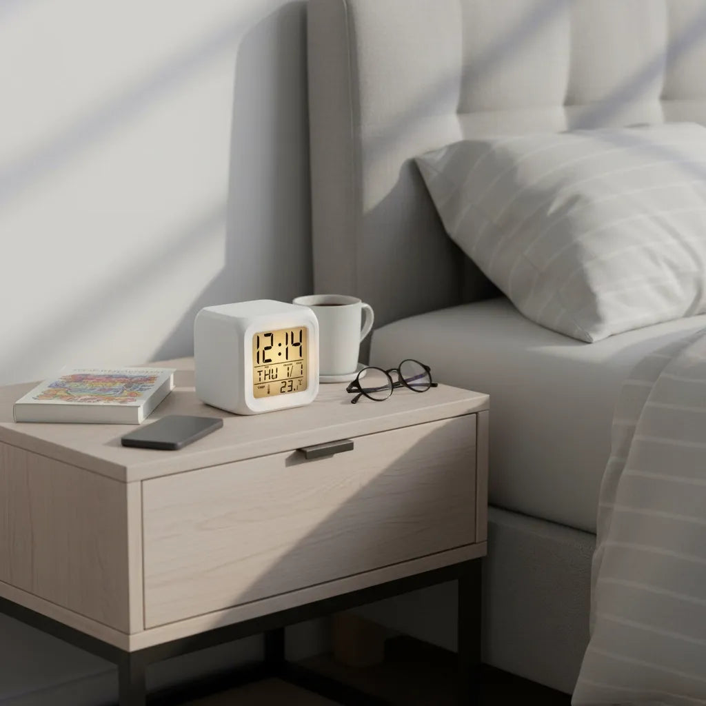 Réveil à Pile Digital Avec Rétroéclairage