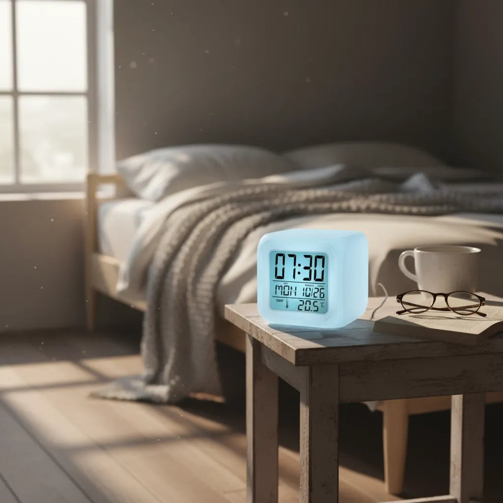 Réveil à Pile Digital Avec Rétroéclairage